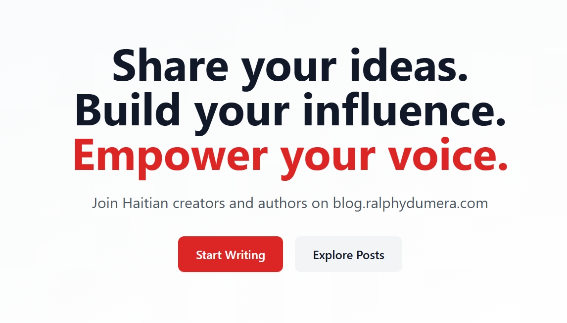 Multi-Author Blog Platform